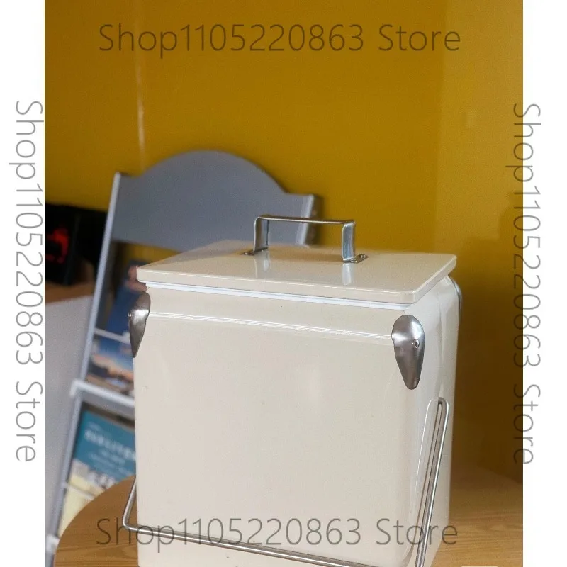 

13L metal incubator steak gift ice bucket outdoor car camping hotel refrigerator with real pictures