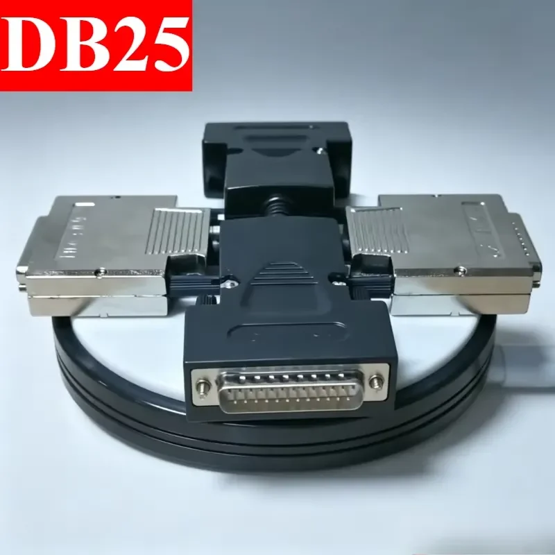DB25 Male/Female 25 Pin D-sub Connector Breakout Connectors Solder Free Signals Serial Port Plug Board DB25 Terminal Adapter