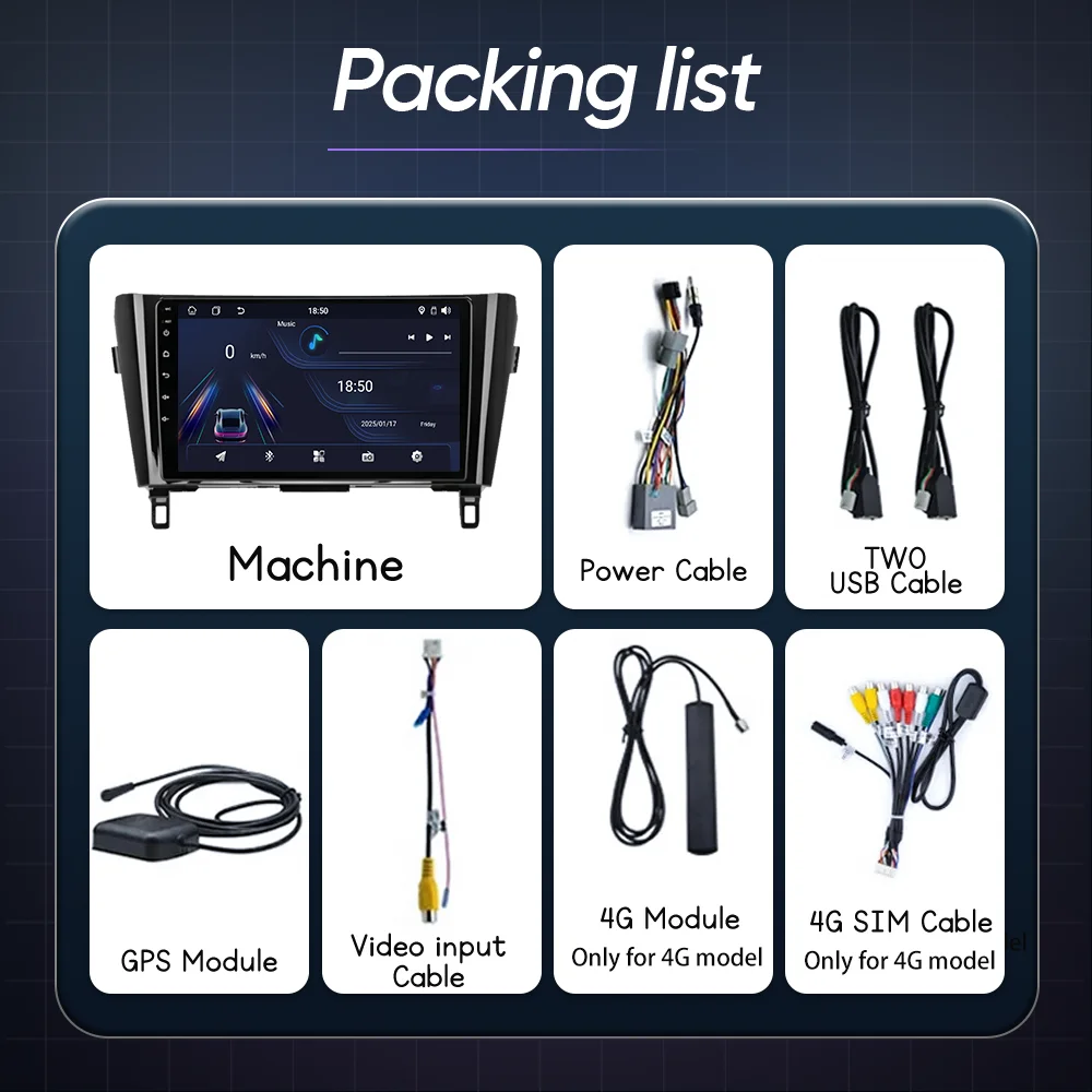 Android 14 Radio estéreo de coche para Nissan Qashqai J11 x-trail 3 T32 2013-2017 reproductor de vídeo Multimedia automático navegación GPS No 2Din