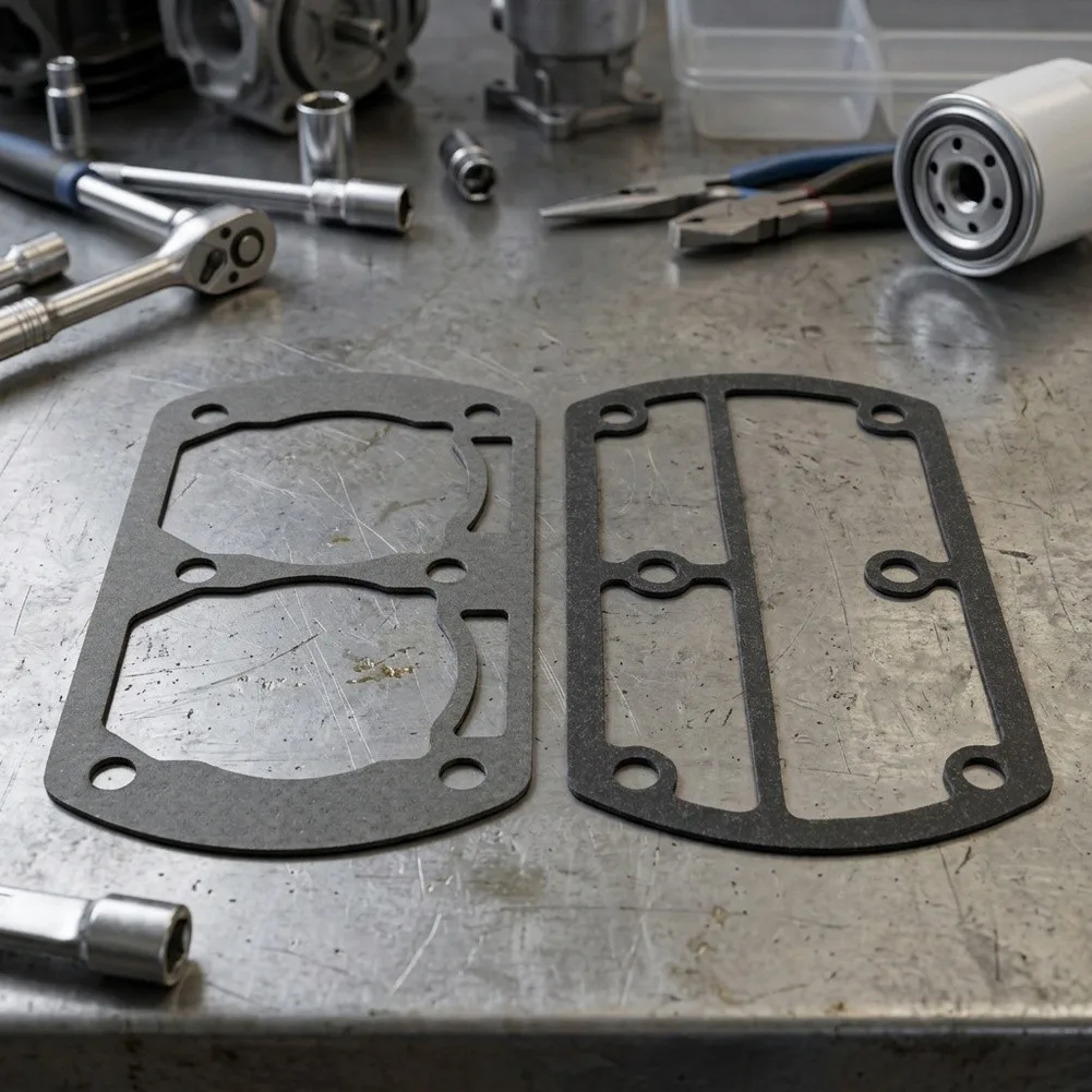Replacement Gasket Kit for SS3 SS4 Air Compressor Includes 54571609 Head Gasket and 97330658 Valve Plate Gasket