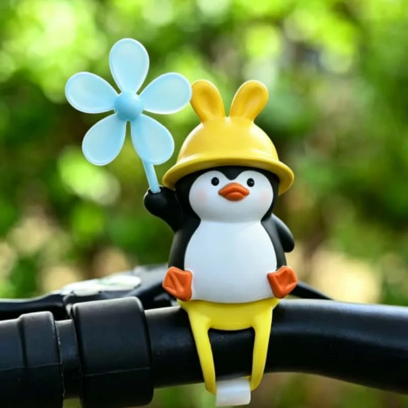Cute Animal Windmills Electric Bike Ornaments - Unique Bicycle Decorations Riding Accessories - view 6