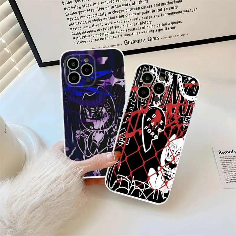 Drain Gang Phone Case 2023 Hot Transparent For Iphone 14Pro 11 12 14 Pro Max Mini 6 6s 7 8 Plus X XR XS SE2020 Cover