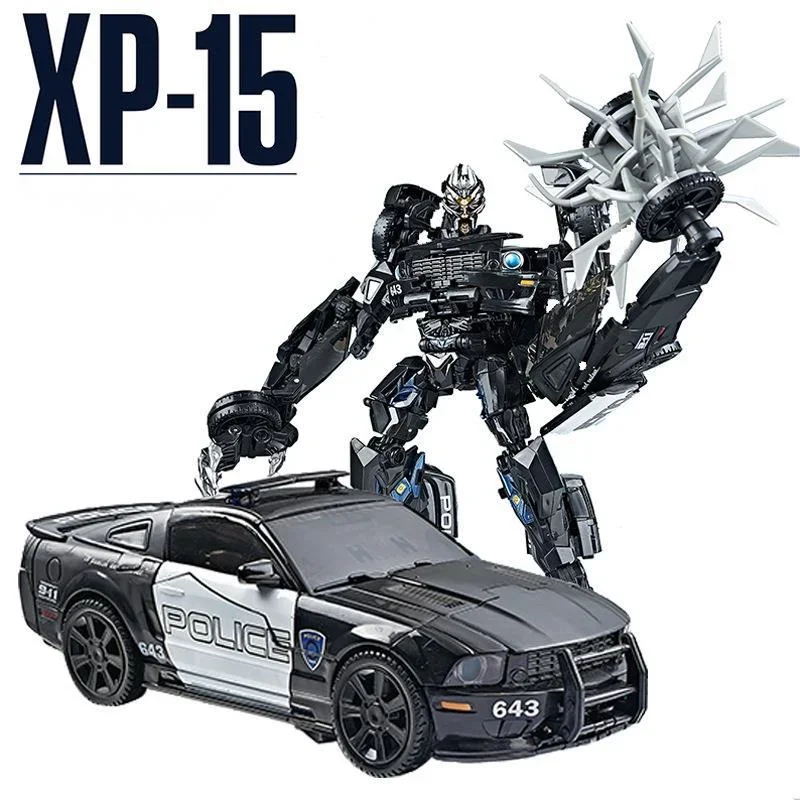 XP-Barricada Police Car Alloy Movie Model Action Figure, Transformação Robot Brinquedos, KO MPM05, LS02, XP-15, XP15