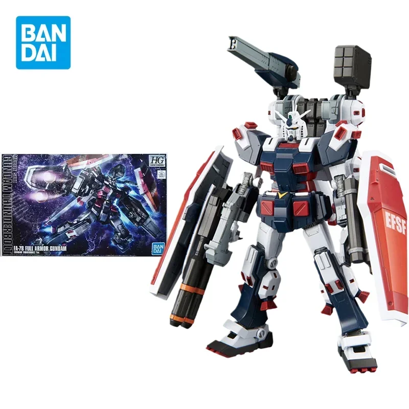 In Stock Genuine Bandai Gundam Anime HG 1/144 FA-78 FULL ARMOR GUNDAM Assembly Anime Action Figure Model Toys Collectible Gifts