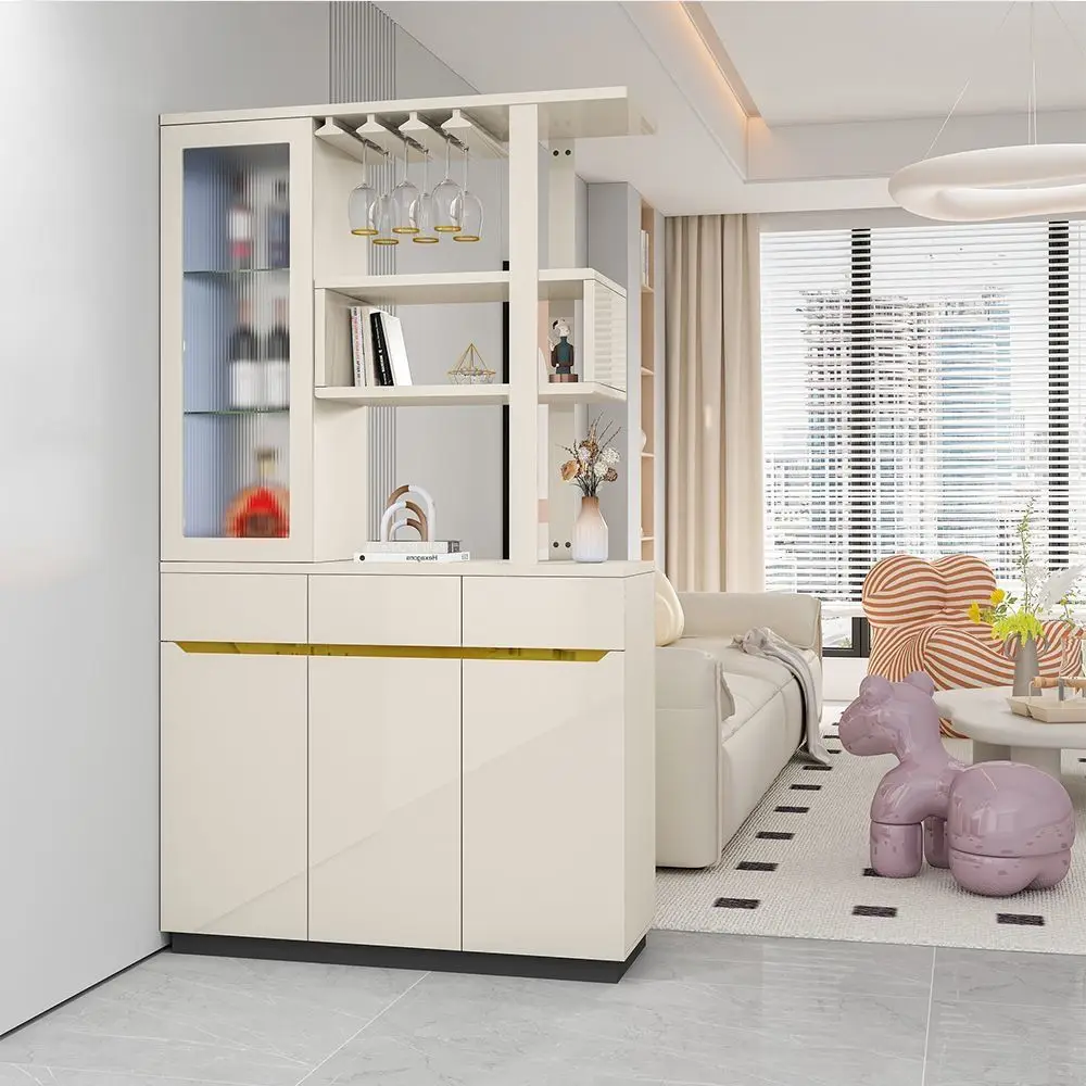 */*Home Sofa Partition Cabinet Double-sided Small Apartment Screen Cabinet Wine Cabinet Living Room Against The Wall Door Entran