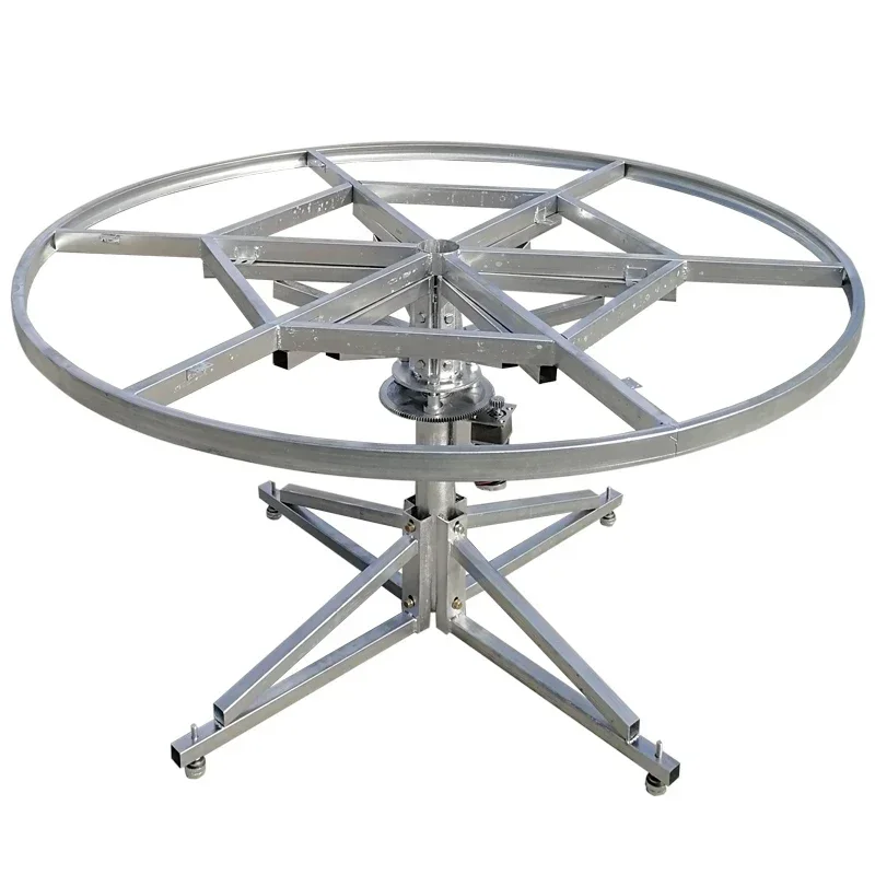 Upgrade Floor Type Steel Frame Electric Turntable Round Table Automatic Rotary Remote Control Speed Regulation Silent Turntable