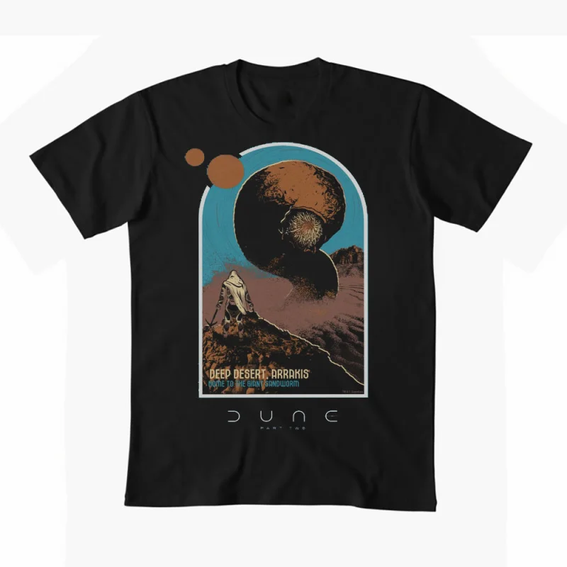 

Dune Deep Desert, Arrakis 0408 Sic fi fan Gift t shirt 100% cotton printed tee Short-sleeve Graphic clothes All size Tops S-6XL