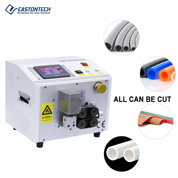 Automatic Pipe Cutting Machine EW-0805 for Various Materials Including Silicone Tubing, Oil Tubing, Spray Tubing,PVC Pipes