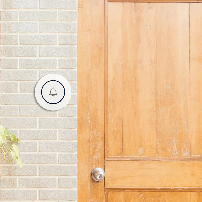 RISE-2X M6 Doorbell กลางแจ้งปุ่มไร้สายสมาร์ท Wifi Doorbell Home Alarm Smart Doorbell ไร้สาย433 Doorbell