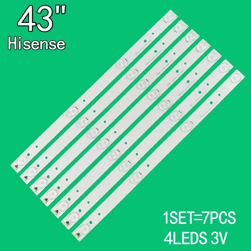 Suitable for Hisense 43-inch LCD TV LED43K2000 LED43K20DJ  LED43K2G LED43K5100U LED43K300U LED43H150Y LED43E291N Backlight strip