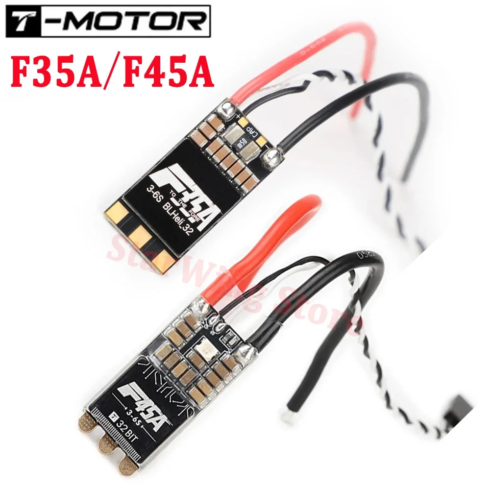 T-MOTOR or T-Hobby F35A F45A 3-6S BLHeli_32 32Bit ESC High Quality Speed Controller for FPV Racing Drone Plane RC Parts