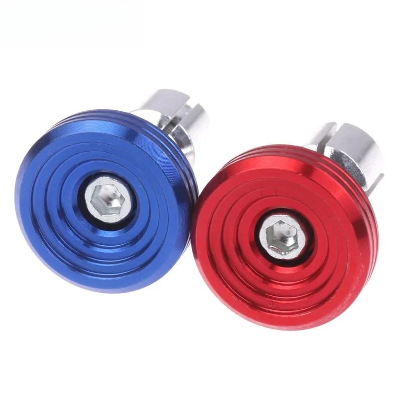 2pcs Motorcycle Handle Bar Ends Grips Moto Cnc Aluminium Alloy Handle Plug 4-Color Counterweight Motor Bike Grips Accessories