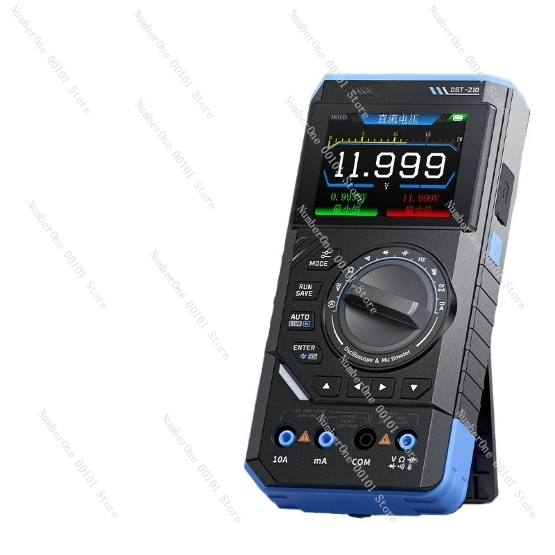 DST210 3 في 1 4 بت نصف رقمي متعدد 10 متر عرض النطاق الترددي راسم الذبذبات إشارة مولد
