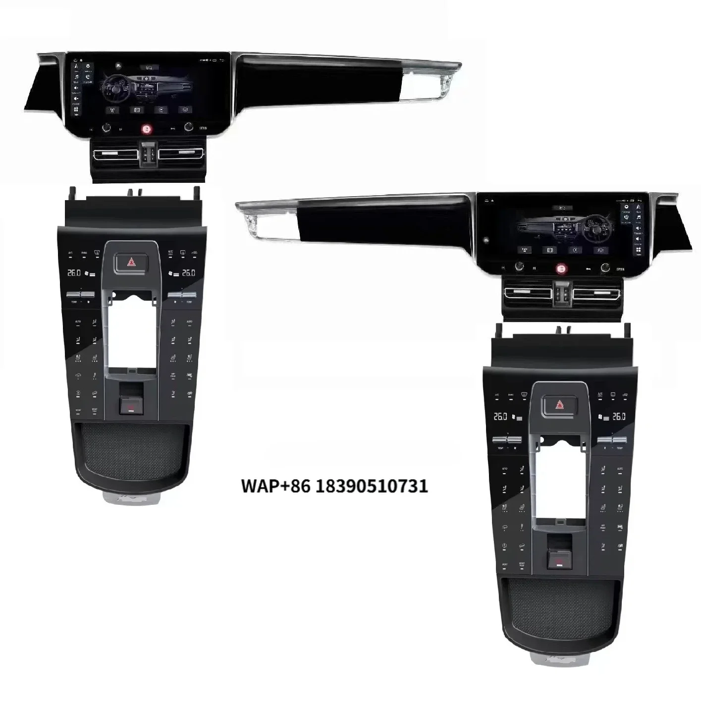 

Upgraded Full Touch Button Console + Car DVD Player for Macan 2014-2021 Center Armrest Box Panel