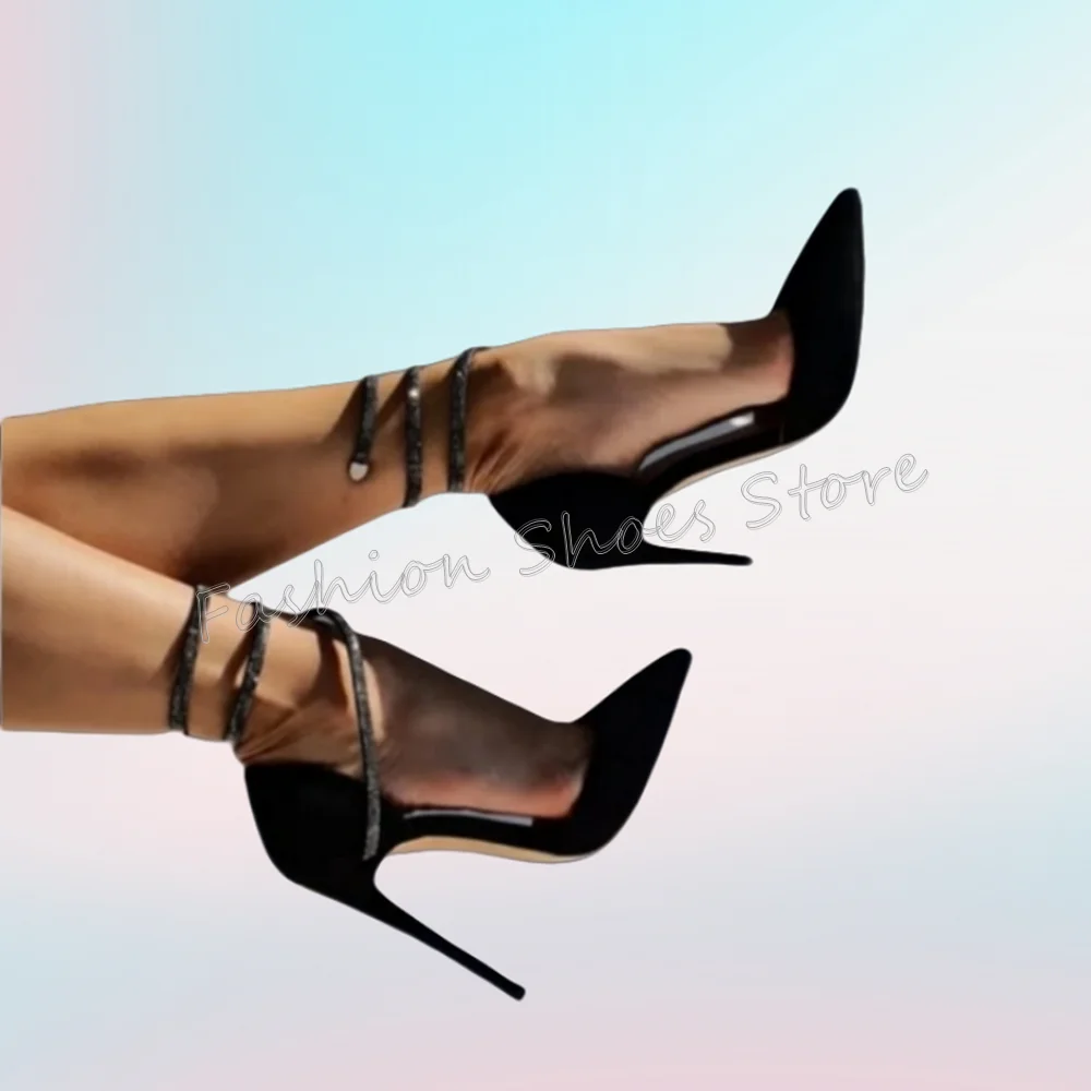 

Black Pointed Toe Pumps Fashion Stilettos High Heels High Heel Shoes for Women Comfortable Heels 2025 New Zapatos Para Mujere