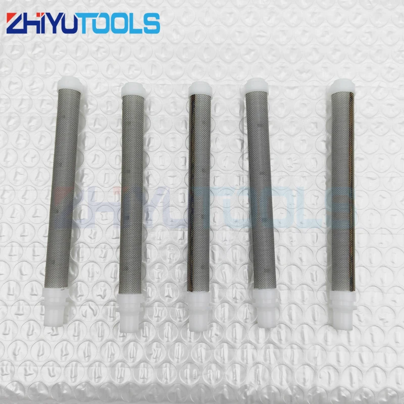 5pcs 60 Mesh Airless Paint Parts Filter Paint Spraygun Filter Reduces Nozzle Clogging Spraying Machine Accessories