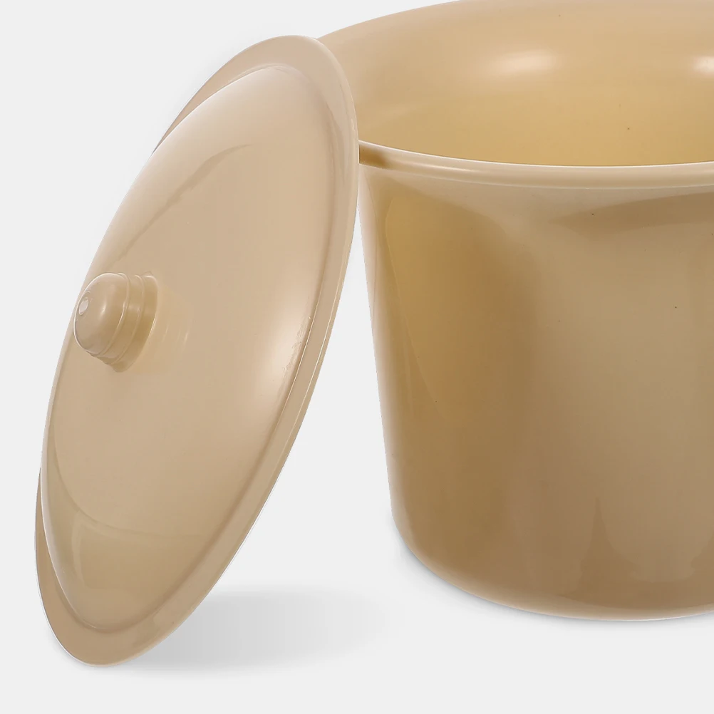 

3Pcs Chamber Pot Lid Replacement Plastic Spittoon Urinal Cover Odor Prevention for Home Hospital Chamber Pot Cover