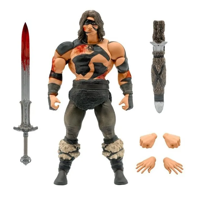 

Super7 Conan The Barbarian War Paint Totem Conan Collectible Action Figure Collectors Home Desktop Display