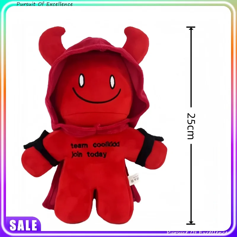 

Лидер продаж, аниме Forsaken Chance, плюшевый незабытый костюм, мужской плюшевый кролик, красный демон, плюшевая коллекция, модель куклы для праздничного подарка