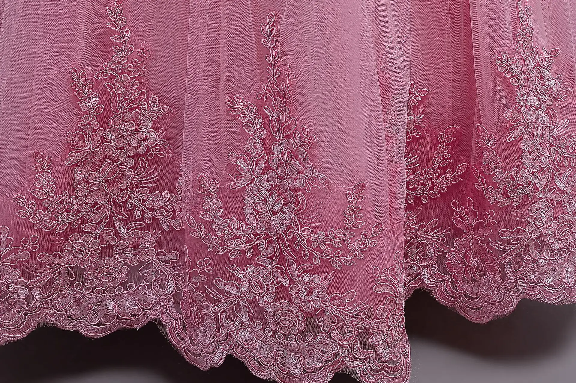 4-12 Jahre Altes Mädchen Elegantes Kleid Transparentes Festliches Geburtstags-Prinzessinnenkleid Langes Karnevals-Abendkleid Sommerkleidung – Detail 16