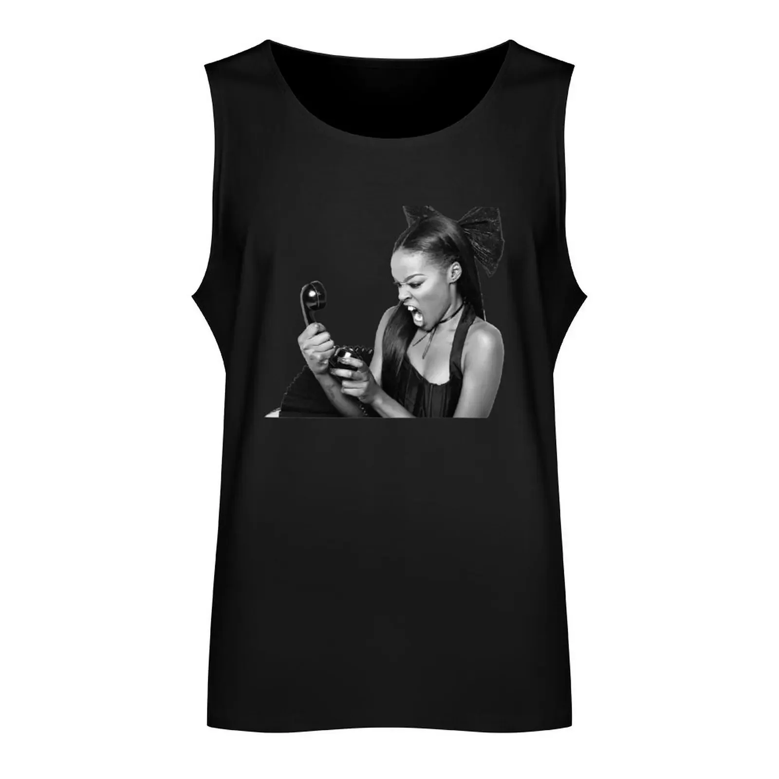 Azealia Banks Tank Top Men's gym t-shirts Bodybuilding shirt Vest for boy