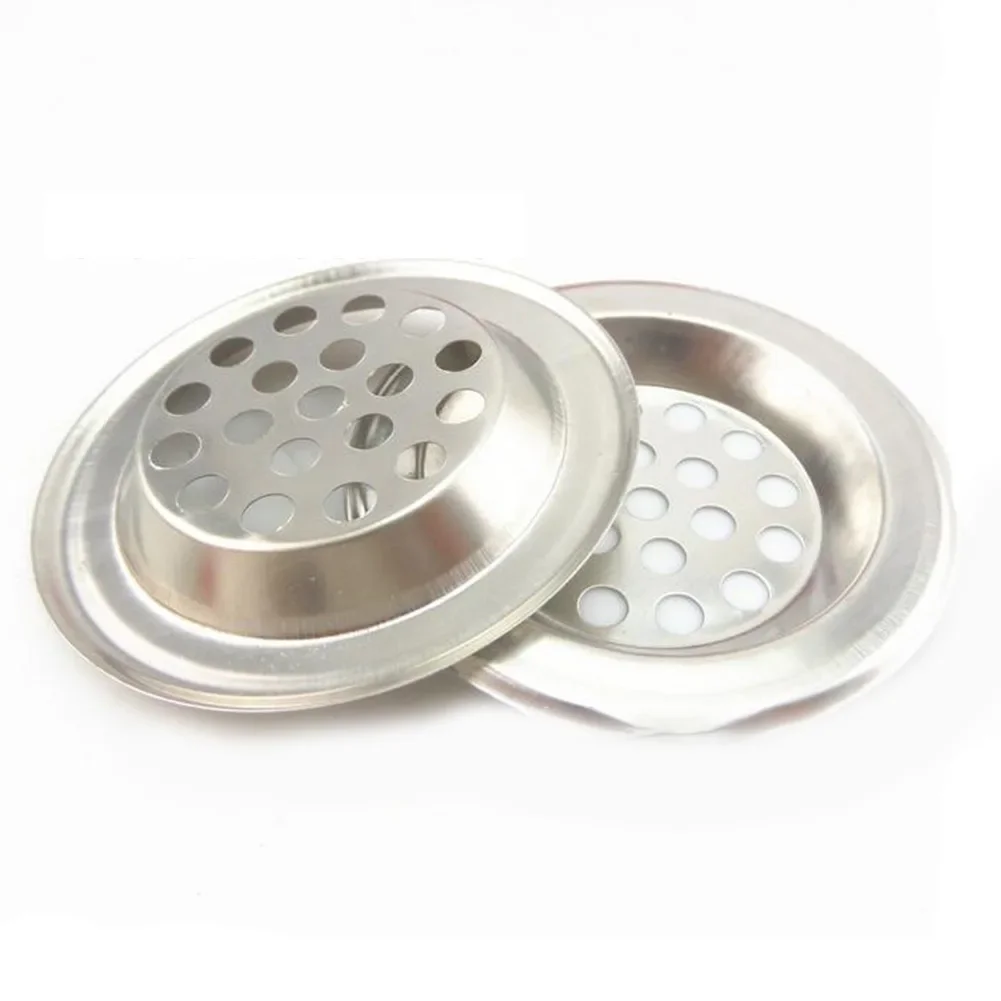 Antiblocking Practical Kitchen Sink Strainer Filter Drain Net Hole Filter Stainless Steel 1 Pcs 60mm Filtration