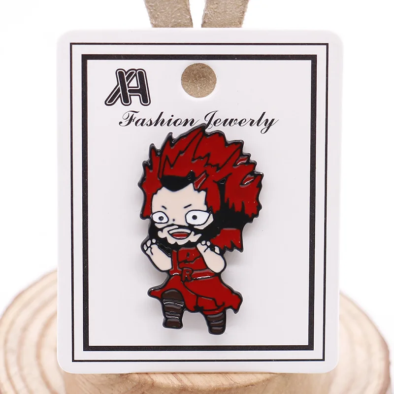 Japanese My Hero Academia Anime Enamel Pins Midoriya Izuku Brooch Clothes Lapel Badge Cartoon Pin Gift for Fans