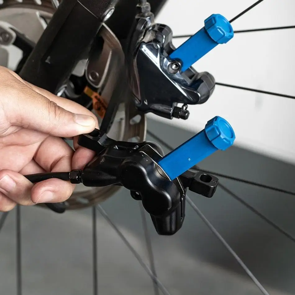 1 مجموعة دراجة الفرامل المكبس إعادة تعيين أداة الكربون الصلب الفرامل الهيدروليكية المكبس غير المدمرة إعادة تعيين الفرجار دراجة أدوات إصلاح المكبس #5
