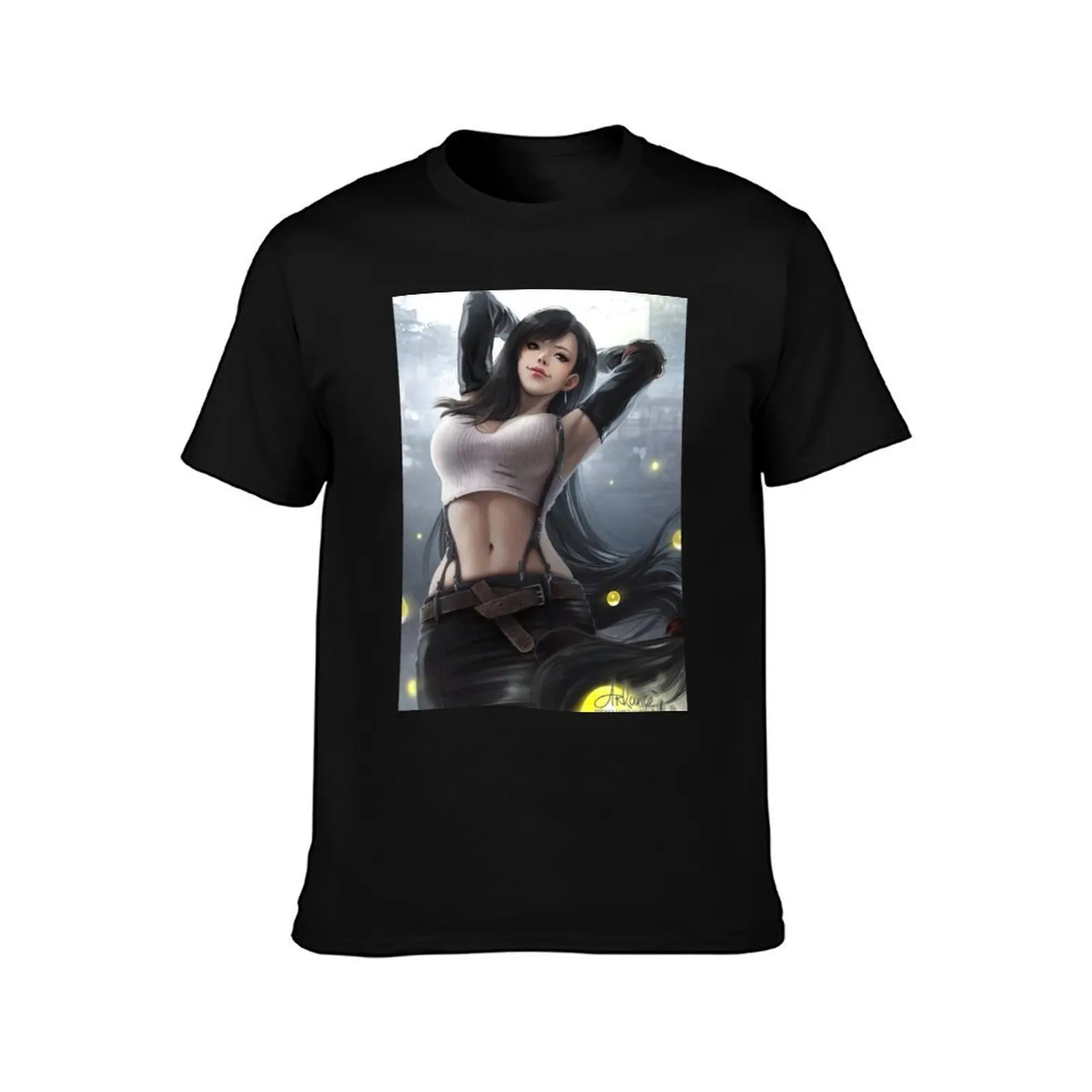 Tifa Lockhart - My Final Heaven T-Shirt High Elasticity Sports Tee Shirt T-Shirt