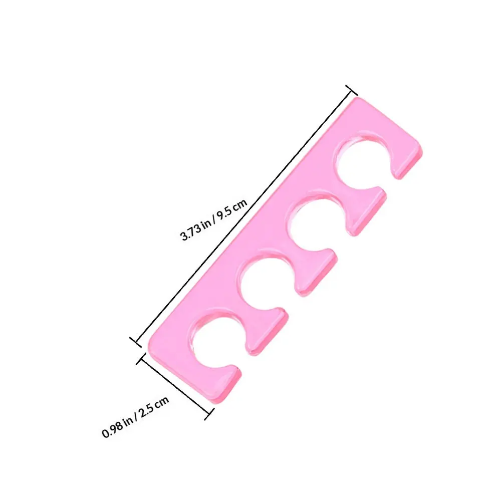 3Pcs Manicure Finger Divider Silicone Nail Separator Nail Art Tool Pedicure Toe Spacers Flexible Durable Accessory