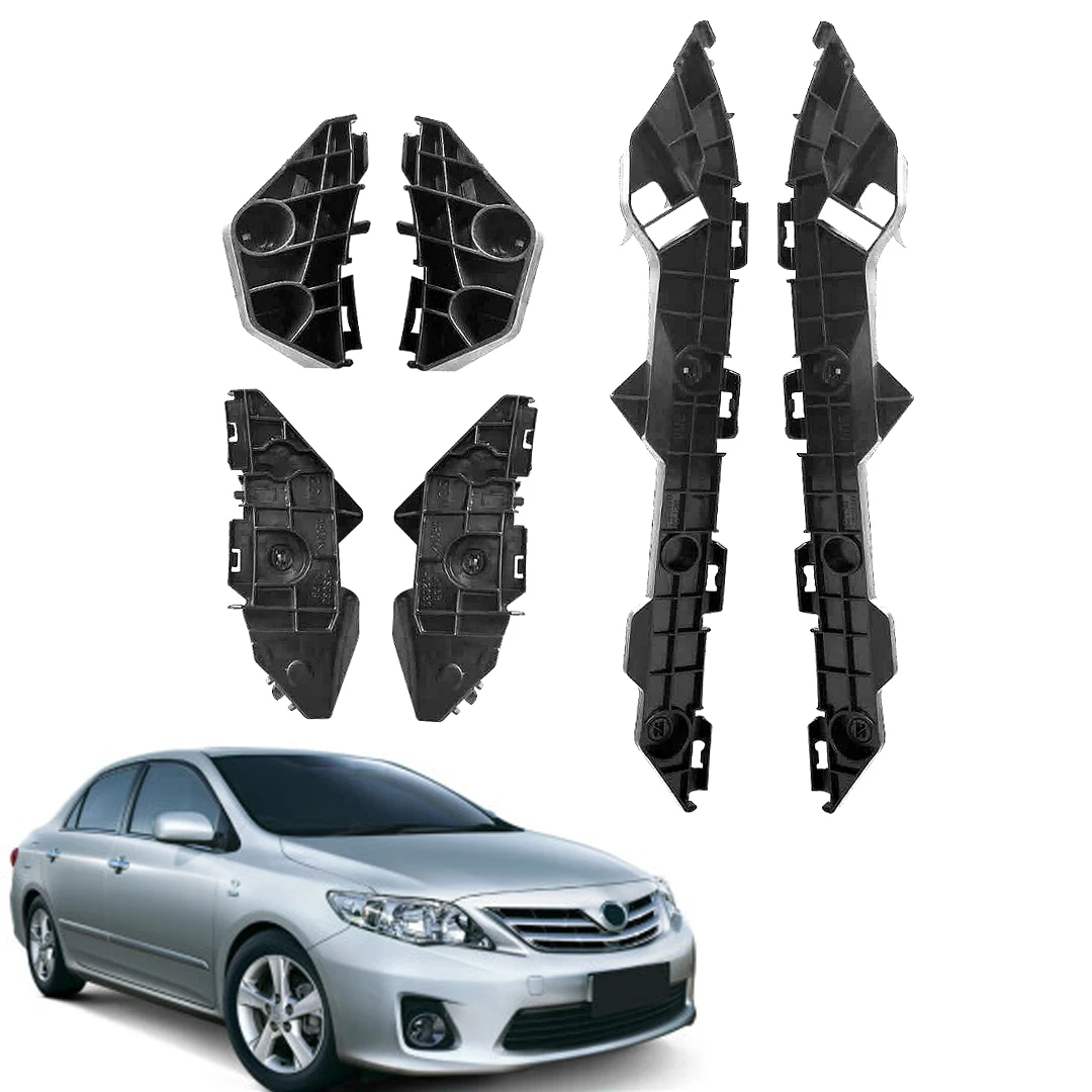 6 szt. Karoseria tylna wspornik zderzaka lewego prawego do Toyota Corolla 2009-2013 5215602100 5215502110 5256302060 5256202080 — zdjęcie 7