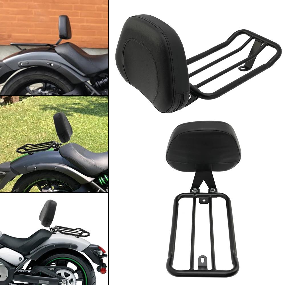 Motorcycle Luggage Rack Carrier Rear Passenger Detachable Backrest Sissy Bar For Kawasaki Vulcan S 650 VN650 EN650 2015-2023