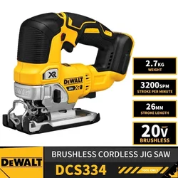 DeWalt-コードレスジグソーdcs334,リチウム電池20v,カッター,カウンタートップ,家具,曲面切断ツール