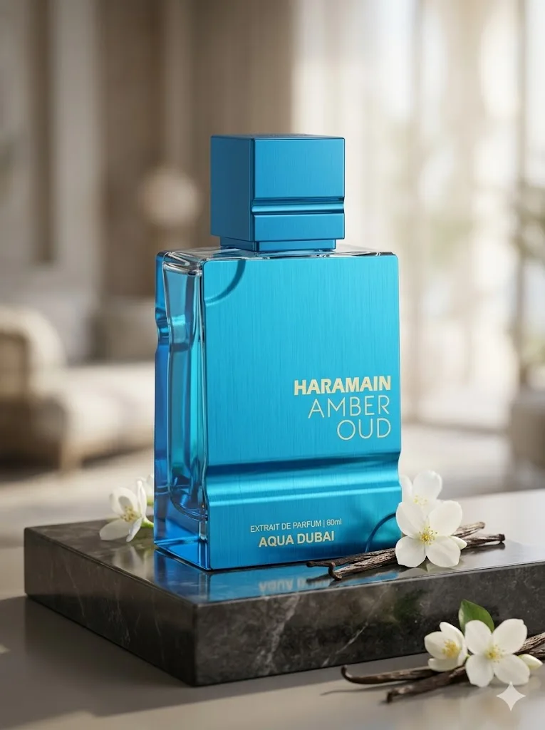 

Al Haramain Amber Oud Aqua Dubai 60ml Extrait De Parfum Long Lasting Fresh Aquatic Summer Scent Luxury Fragrance Unisex New Gift