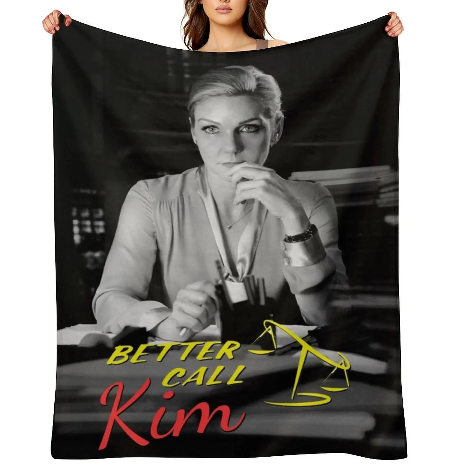 

Kim Wexler - Better Call Kim Throw Blanket Blankets Sofas Of Decoration Decoratives For Decorative Sofa Bed Fashionable Blankets
