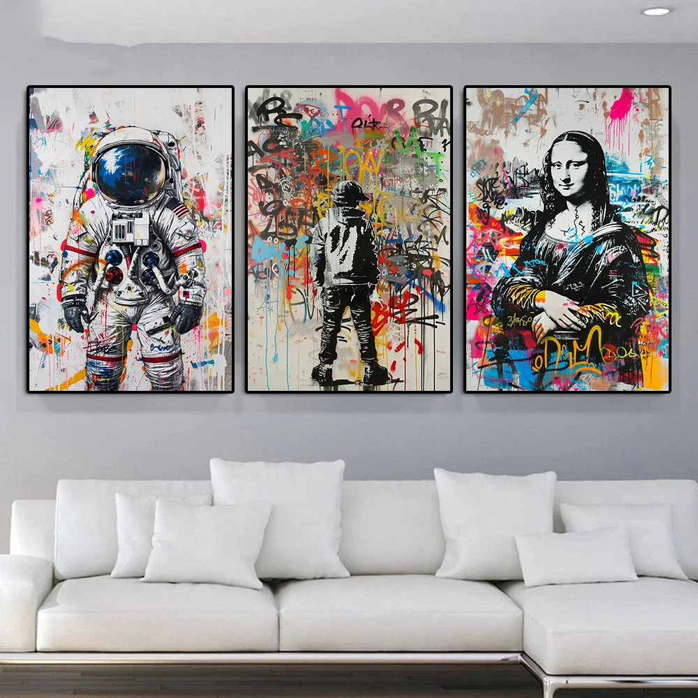 Abstract Money Motivation Graffiti Canvas Painting Banksy Supercar Poster And Print Modern Watercolor Wall Art Room Home Decor