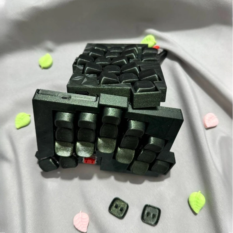 TOTEM 38 Key Wireless Split Mechanical Keyboard Kit Custom  Low Axis Dual-mode Bluetooth Ultra Thin Ergonomict Keyboard Gaming
