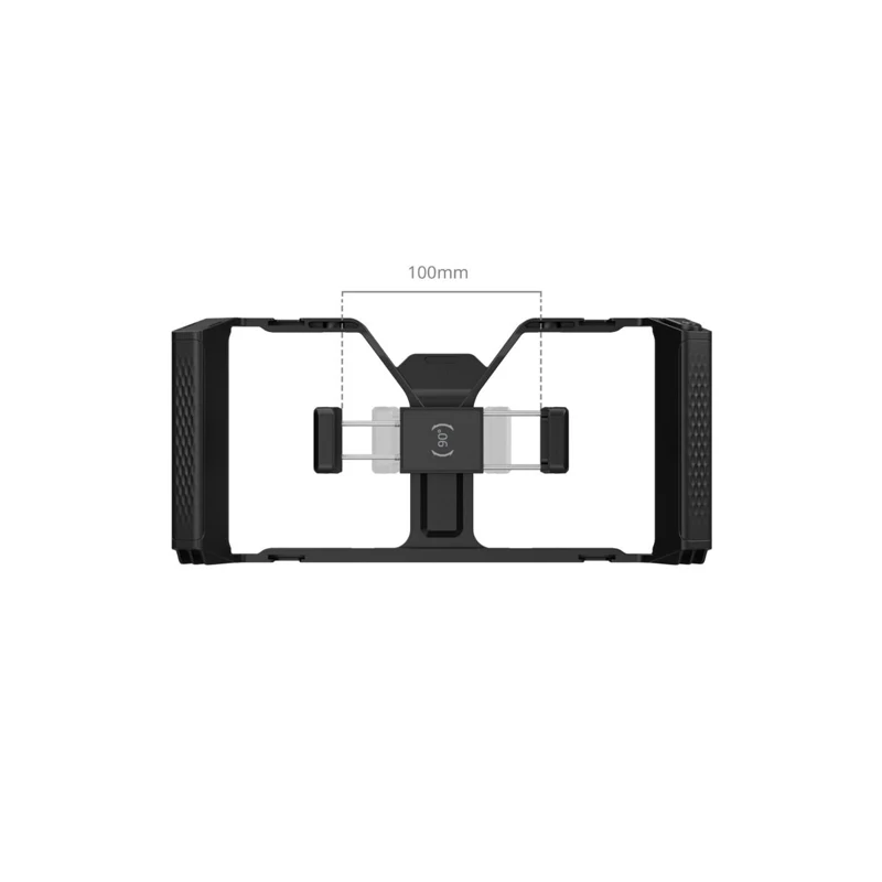 SmallRig IG-02 قفص عالمي مزدوج المحمول مع تحكم لاسلكي لهاتف iPhone Android 5.0+ (API 21+)/iOS 11.0+ الهواتف الذكية -5356