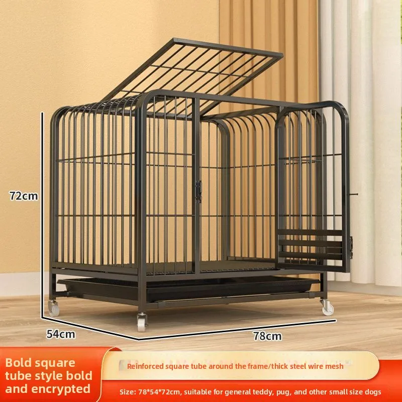 Full Tube Dog Cage Large Dog Medium Cage Golden Retriever Samoyed Border Ranch Labrador Indoor Cage Large