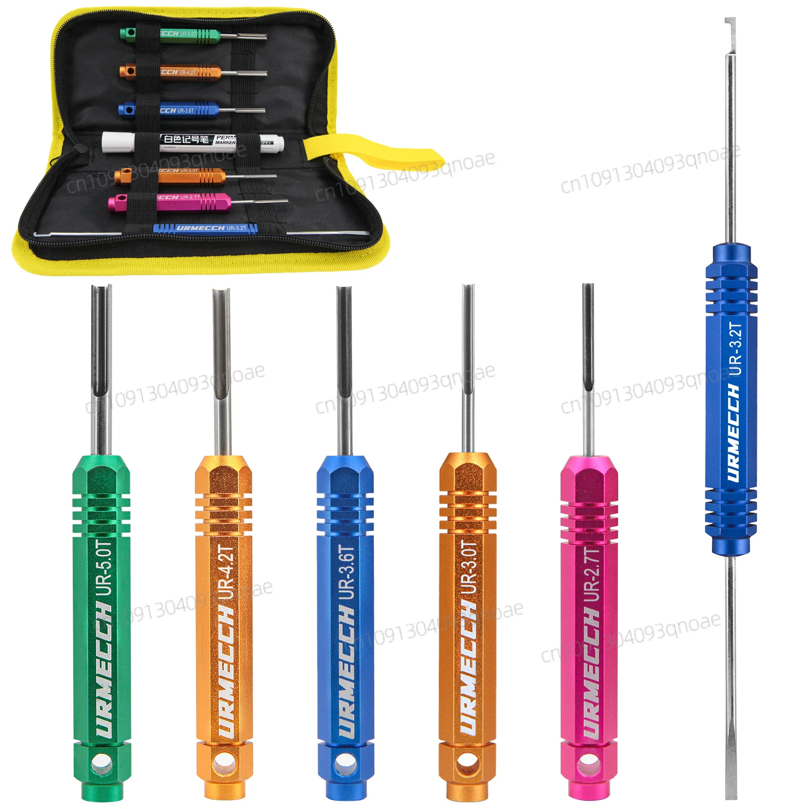 

6PCS Car Terminal Removal Tool Kit For Deutsch Connector Deutsch DT,DTM,DTP Series Plug Extractor Puller Release Wire Harness