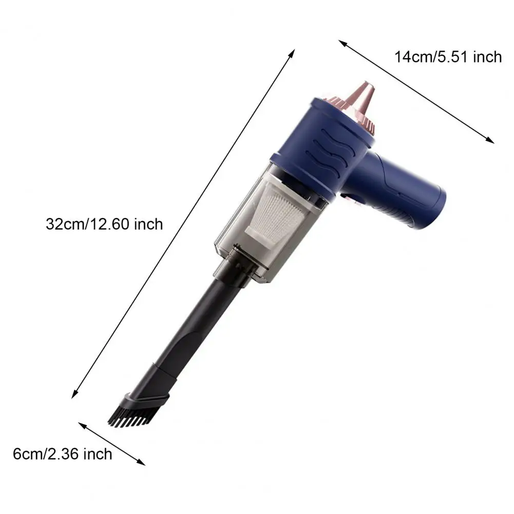 Handheld Vacuum Cleaner Powerful Suction Wireless Mini Car Vacuum USB Rechargeable Car Vacuum Cleaner with Ergonomic Handle