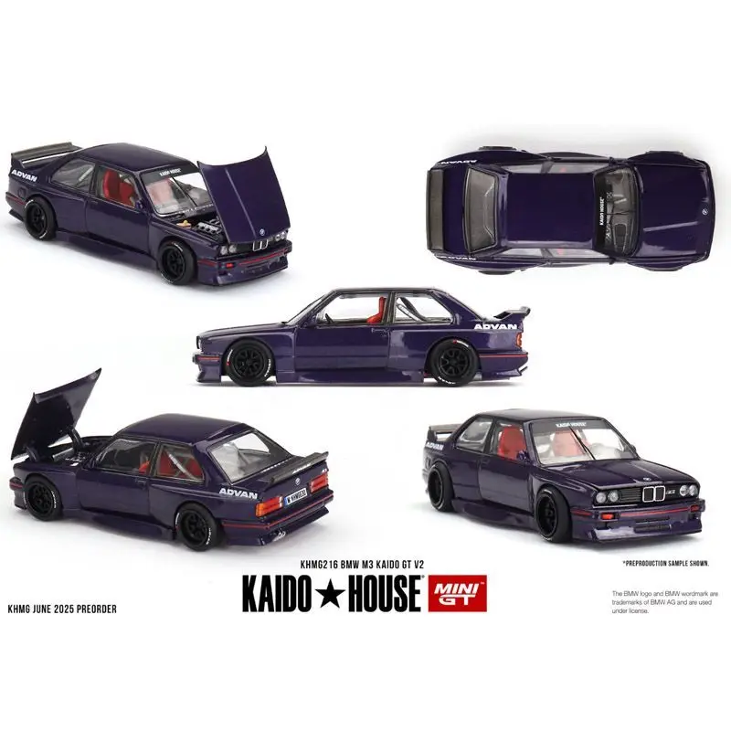 

Кайдо Дом + МИНИГ 1:64 # 216 BMW M3 GT V2 из сплава с открытой крышкой, модель автомобиля, коллекция игрушек, подарок