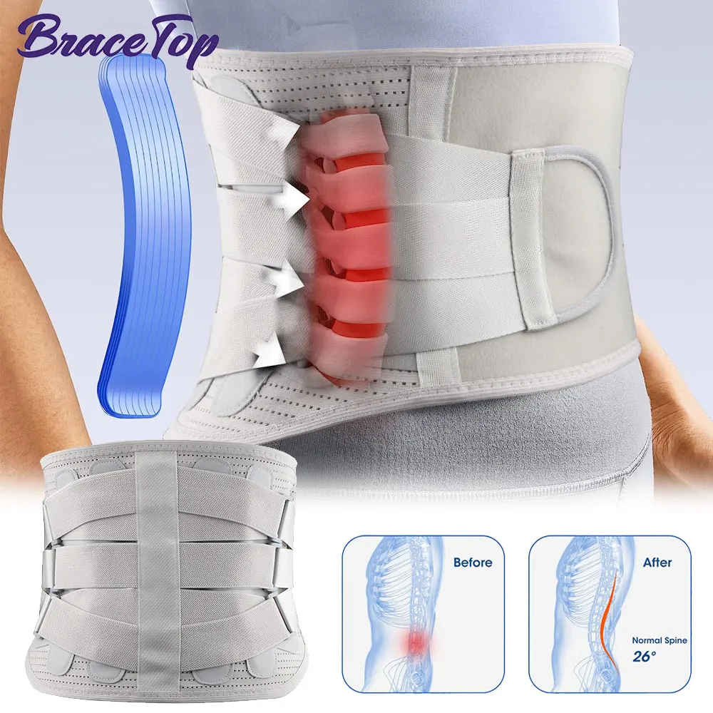 

Lower Back Brace | Lumbar Support | Wrap for Recovery, Workout, Herniated Disc Pain Relief | Waist Trimmer Weight Loss Ab Belt