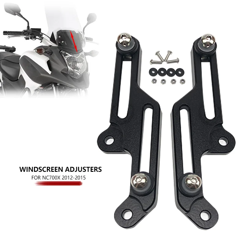 

For HONDA NC700X NC750X NC 700 750 X 2012 2013 2014 2015 Motorcycle Windscreen Adjusters Airflow Adjustable Windscreen Wind