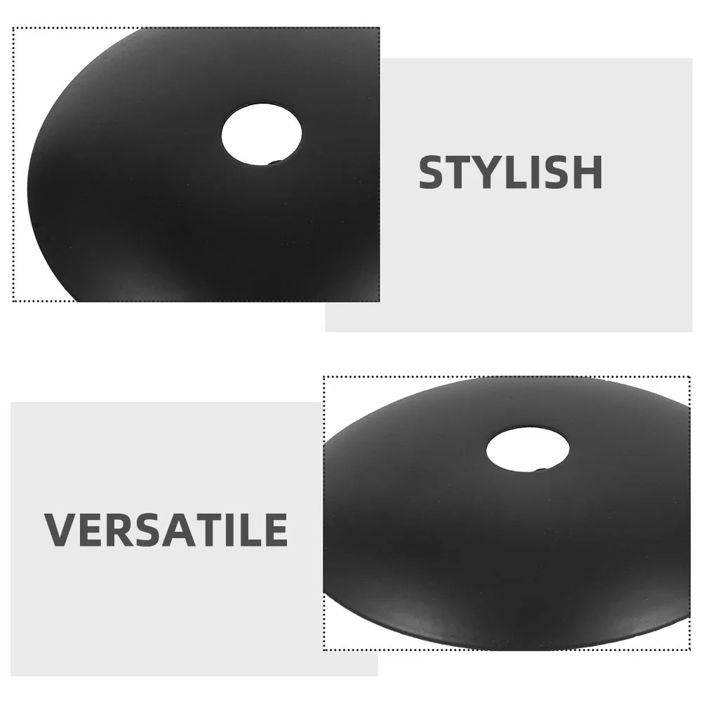 6Pcs Metal Light Ceiling Canopy Plate Round Base Tray for Fixture Mounting Brackets Home Decoration Lighting Replacement Parts