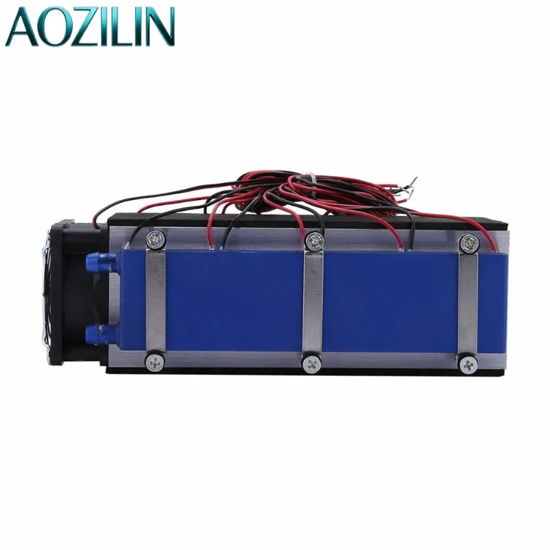 AOZILIN 12V 576W Semiconductor Refrigeration Kit Peltier Cooler DIY Cooling Module for Mini Fridge Air Conditioner