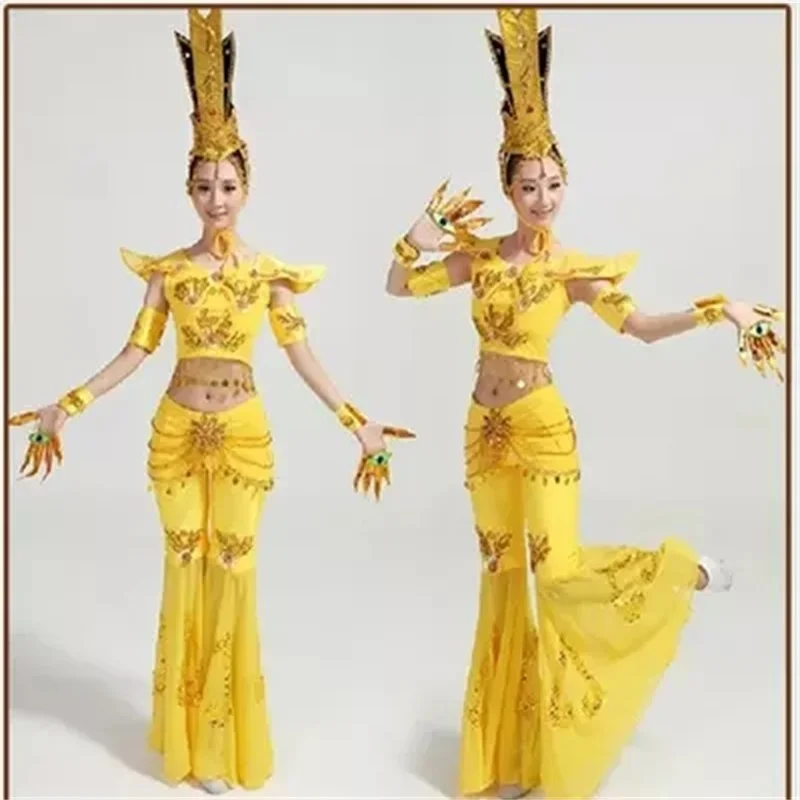 Adult Dance Costume Classical Dance Costume Chinese Folk Dance Performance  thousand hands Avalokitesvara Costumes TB1042