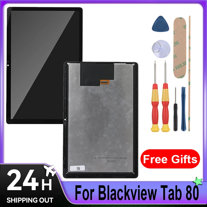 For Blackview Tab 80 LCD Display + Touch Screen With Frame Full Assembly Tablet Replacement Parts With Tools