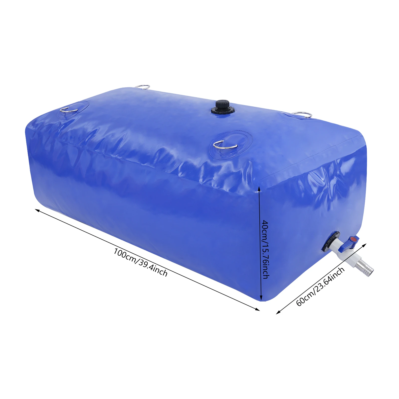 110/240L Wasserspeicherblase PVC faltbare Wasserblase Aufbewahrungsbehälter für Temperatur -40-80 ° C Feuerfest, verschleißfest – Detail 6