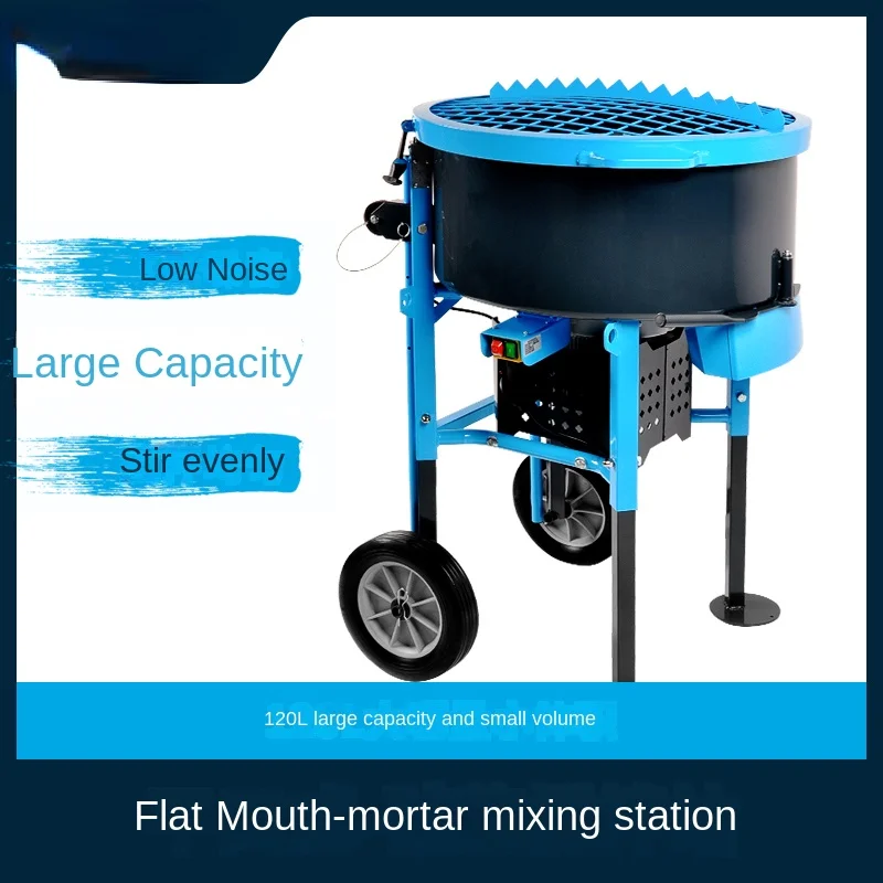 

Concrete Mixing Station Cement Mortar Household Hopper Fast Mixing Small Construction Site Mobile Mixer